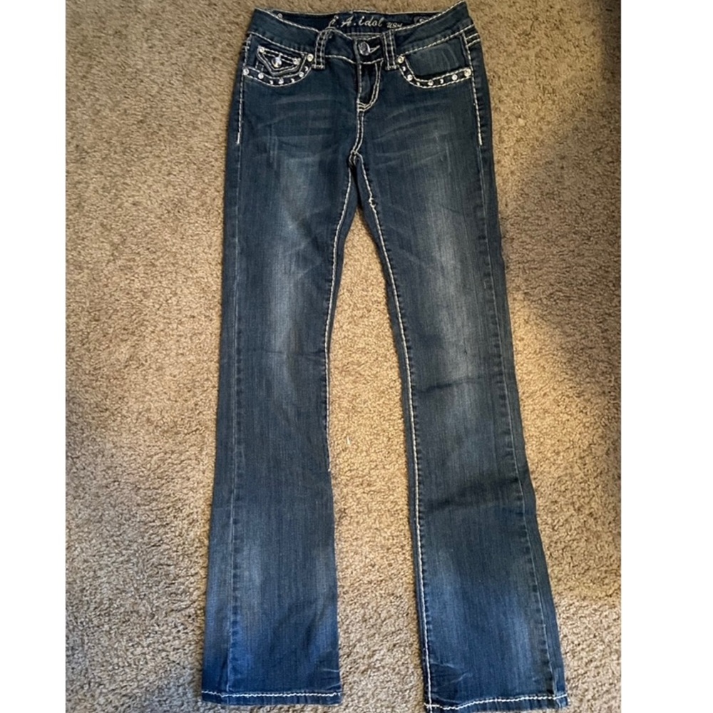 Adorable rhinestone western flares